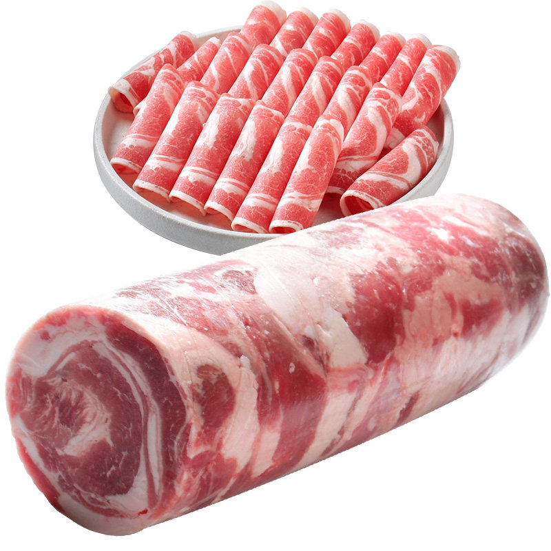 肉卷精品羔羊2500g整根羊肉5斤肥羊卷材材料羊肉卷