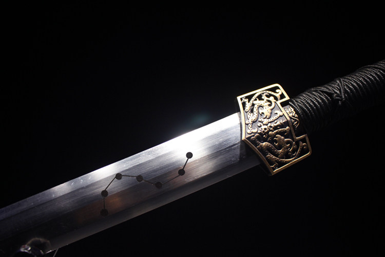 汉剑草龙七星纯铜龙泉寒兵宝剑一体刀剑唐剑秦刀剑