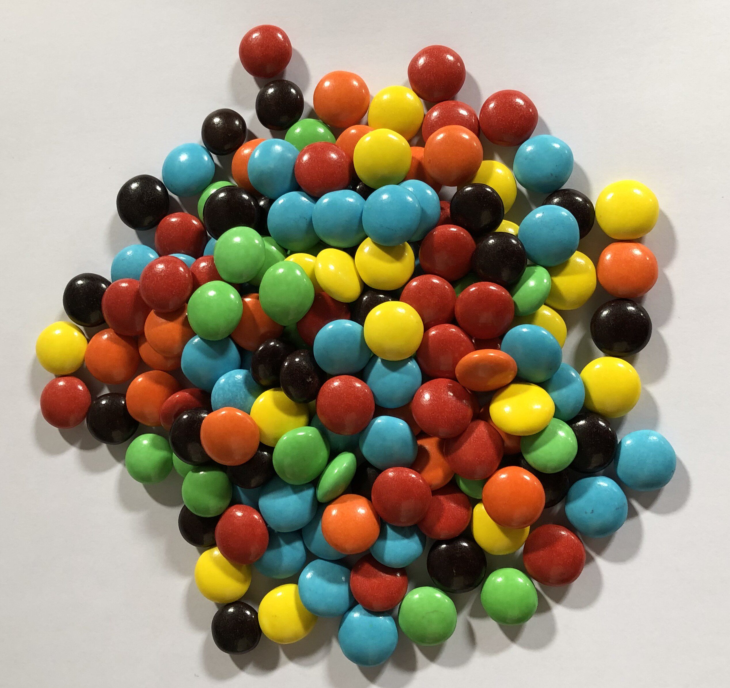 天天特价5斤彩虹屋纽扣彩色巧克力糖豆婚庆烘焙巧克力制品