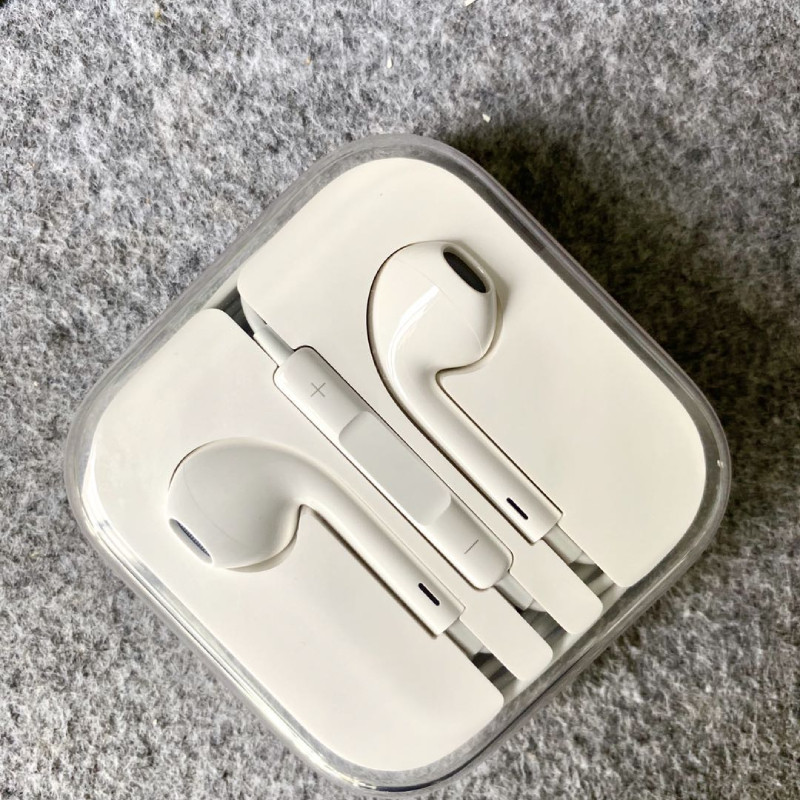 适用于原装苹果iphone6s12promax扁头耳机12pd手机耳机