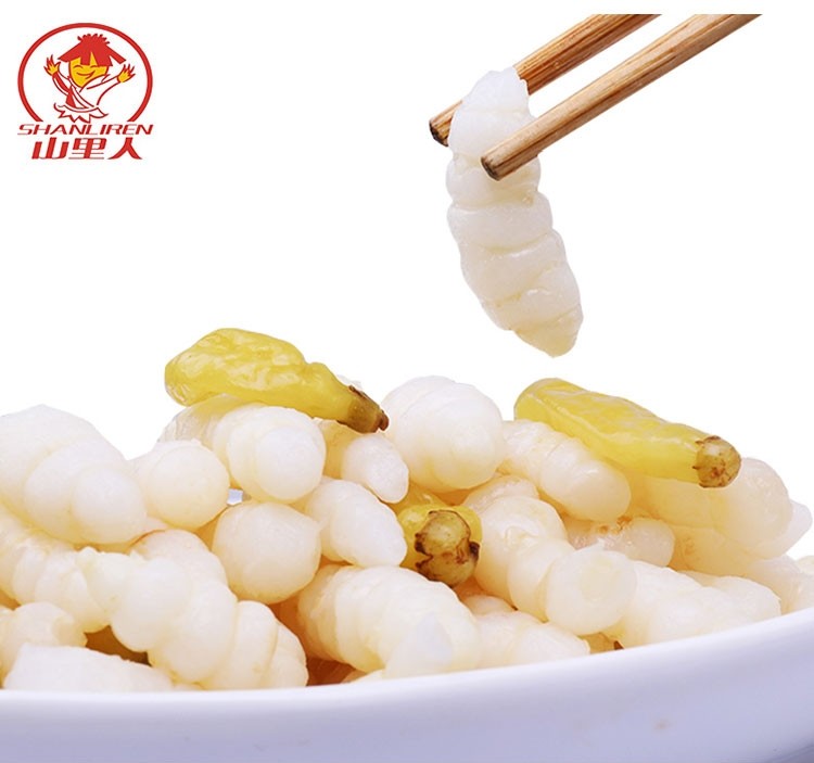 贵州特产山里人黔山玉珠泡椒地牯牛腌制泡菜宝塔腌制