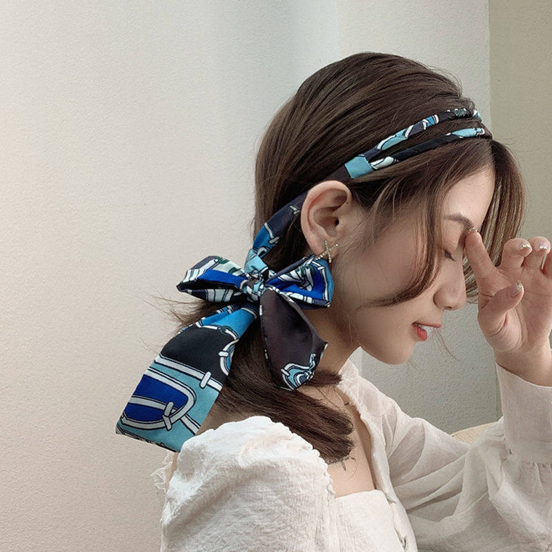 韩国仙女优雅绑发带女艺发网红布艺发森系甜美发饰