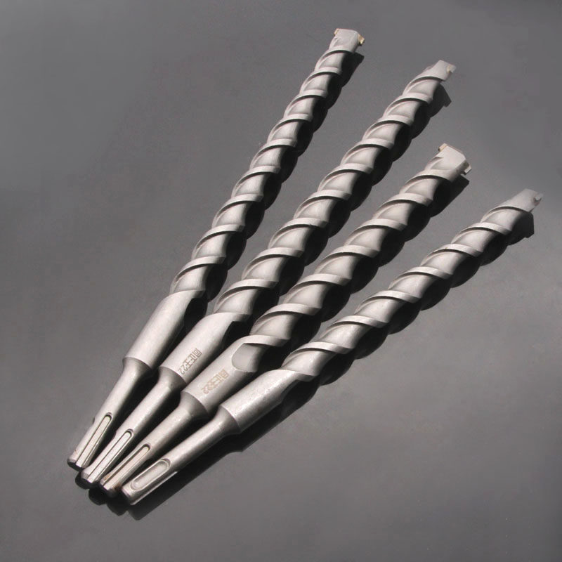 进口圆头两曹两坑电锤冲击钻头混凝土30mm加长过墙电锤钻头