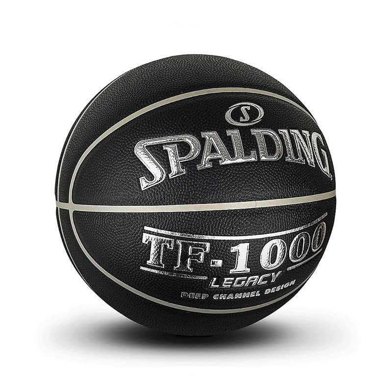 spalding斯伯丁tf-1000传奇黑色室内比赛7号pu材质更多篮球用品