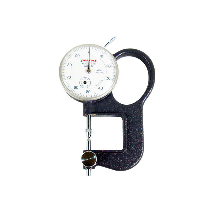 日本孔雀peacock尖头厚度镜片量测专用gl测厚测厚仪