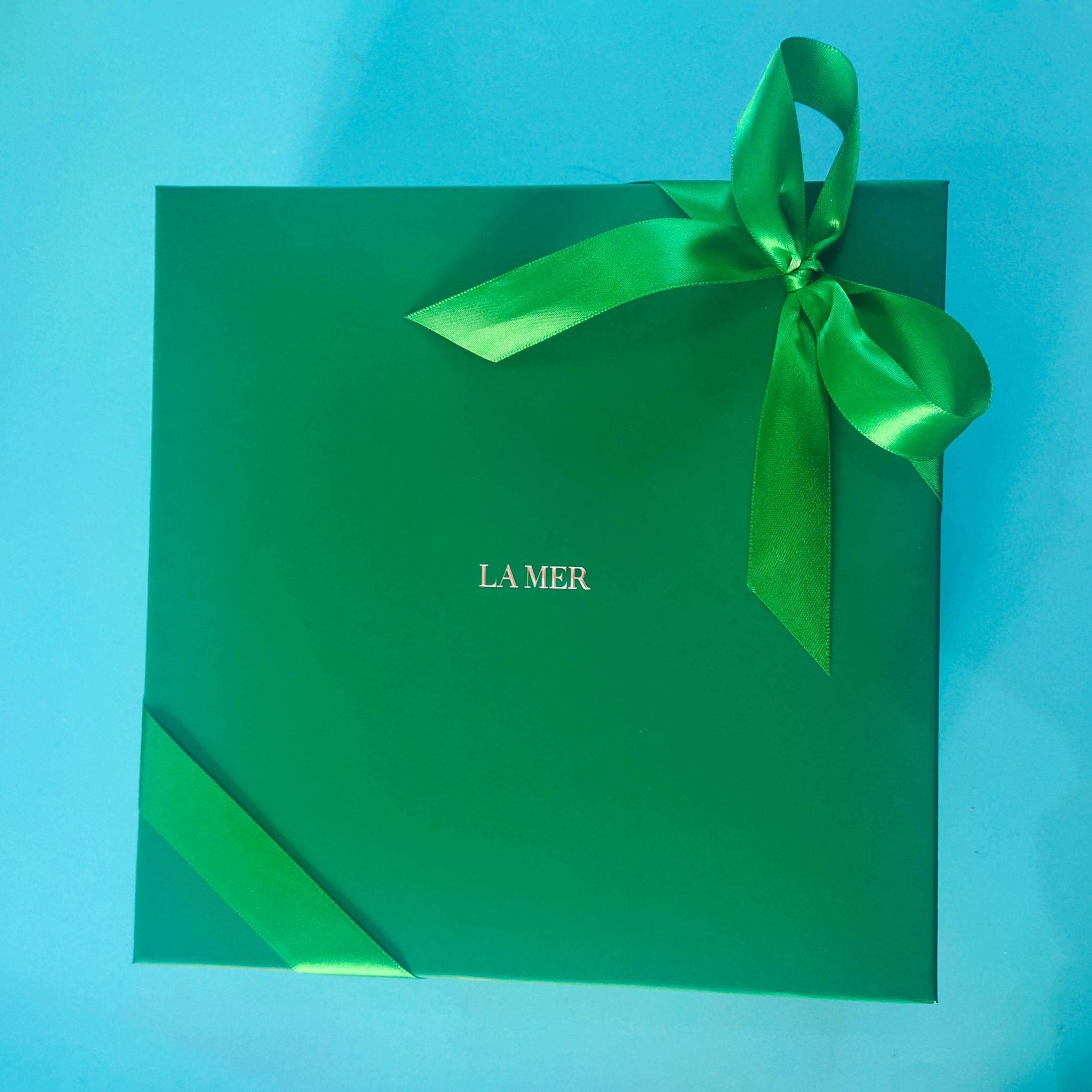 海蓝之谜lamer新款礼品盒手提化妆包大容量分隔格子专柜礼品盒