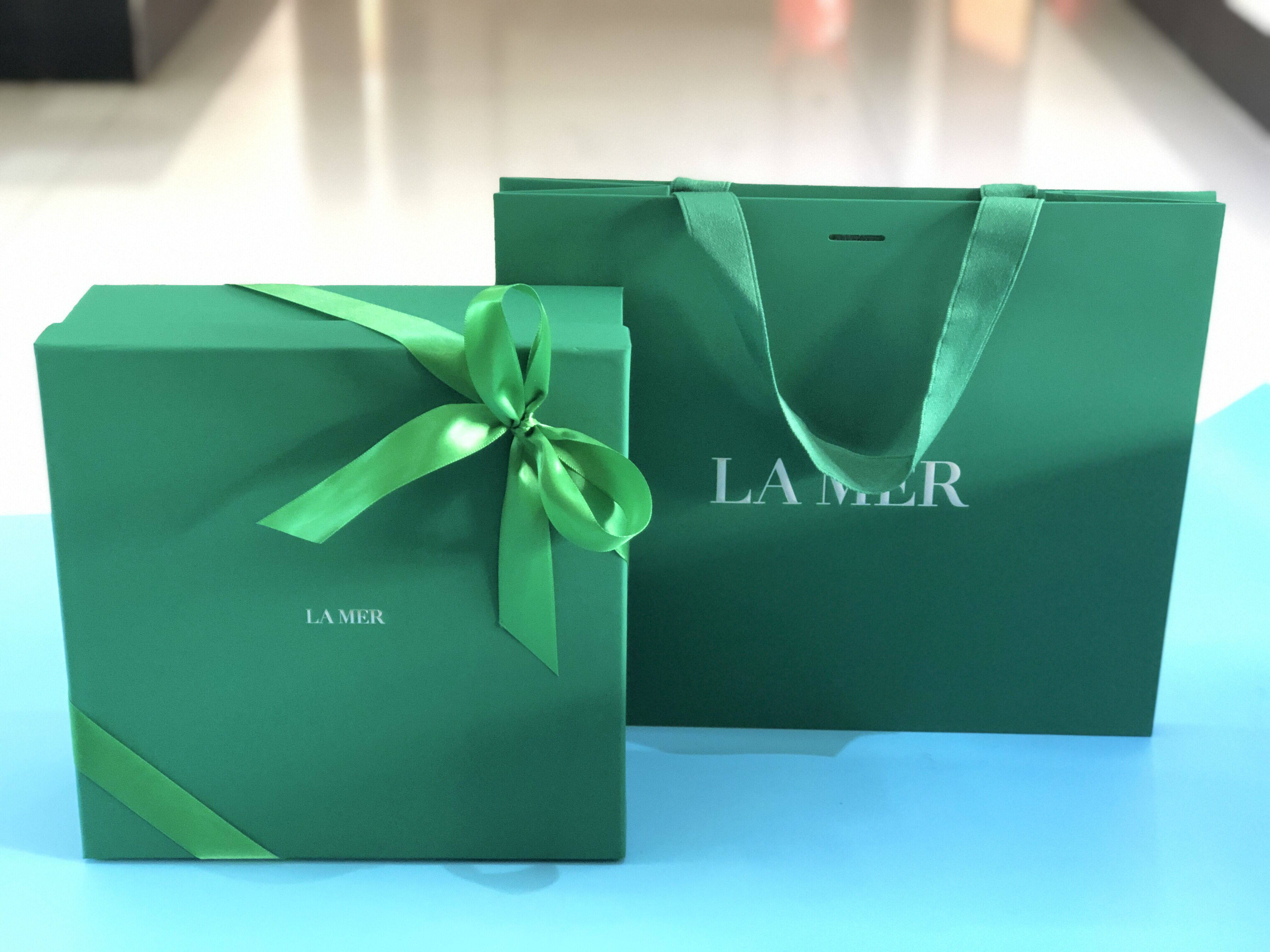 lamer海蓝之谜专柜包装袋手提袋精华眼霜面霜套装礼品袋