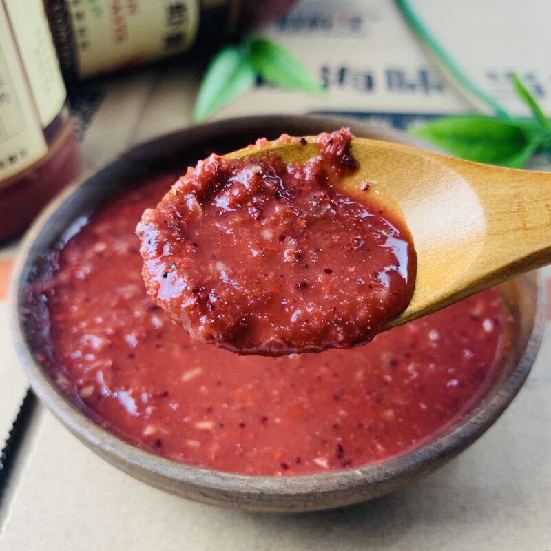 好鲜生温州特产梅头虾酱400g2瓶秘制虾籽酱蒸虾酱