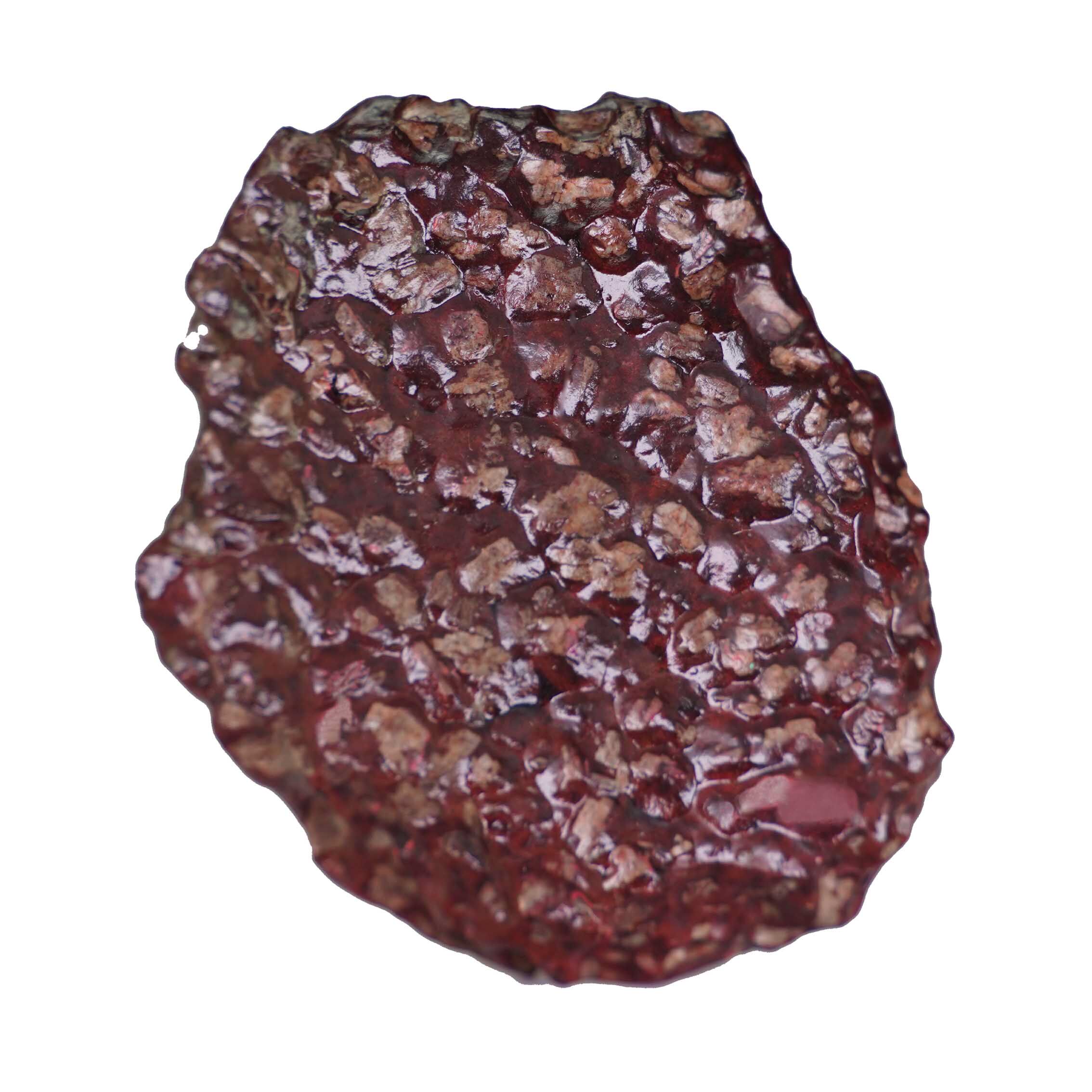 新疆天然甘沟龙鳞陨石原石宇宙雕刻石陨石手把件强磁摆件保真收藏-mc