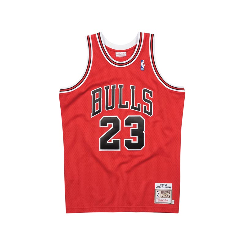 mitchell&ness乔丹97年公牛mn宽松复古球衣au篮球服bf风 潮