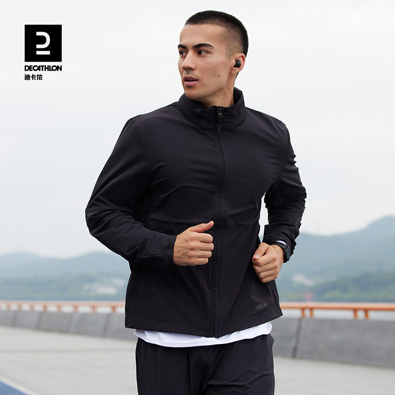 迪卡侬全天候防风外套男女风衣防雨防水速干户外运动运动茄克