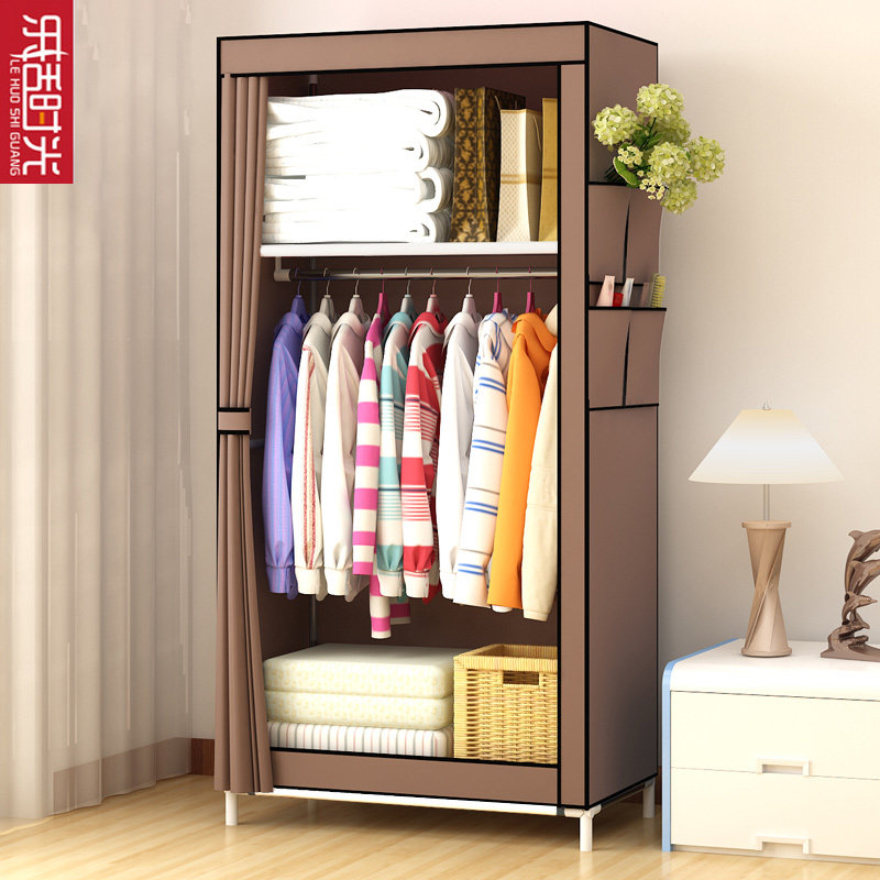 2023-11-18 07:44名称:单人衣柜小号宿舍可组装折叠经济型迷你布衣
