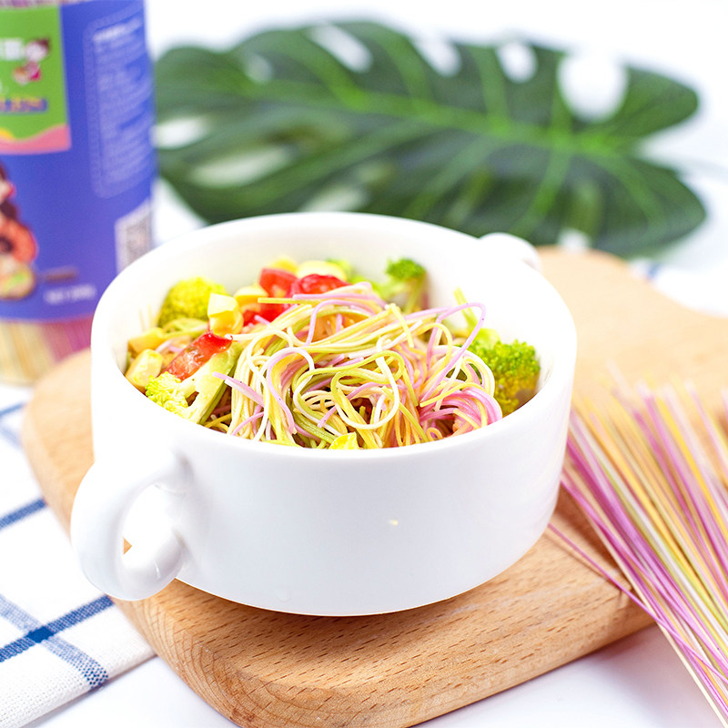 2罐儿童果蔬龙须面宝宝挂面辅食无盐添加超细面条