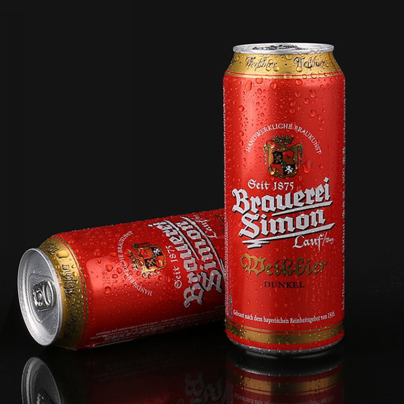 11月到期德国原装进口啤酒茜蒙啤酒小麦黑啤酒500ml6铝罐整箱装
