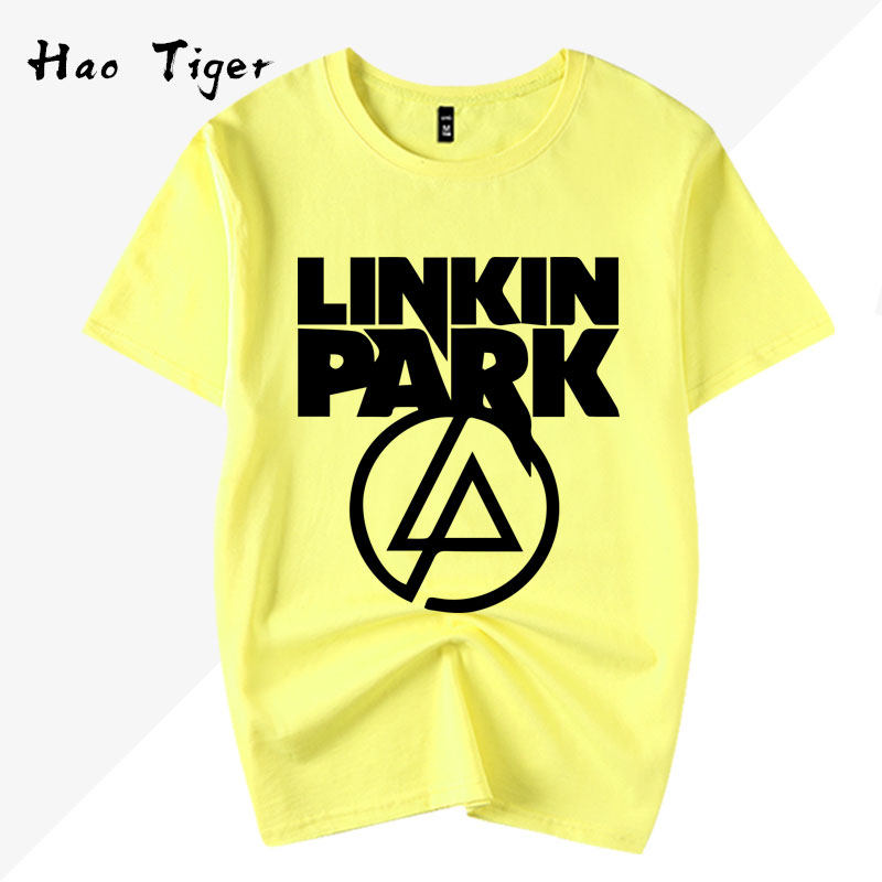 linkinpark林肯公园摇滚乐队重金属说唱音乐纯棉短袖恤衫t恤