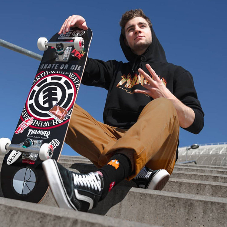 滑板进口element专业初学者成人儿童男女刷街双翘滑板