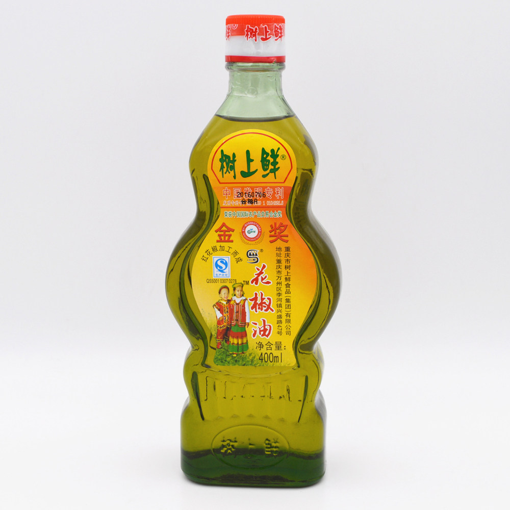 两瓶装 树上鲜花椒油重庆麻油凉拌调料米线麻辣烫花椒油400ml