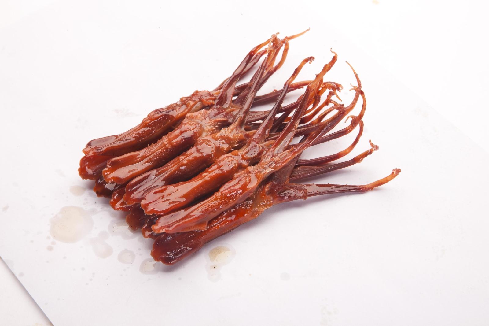 拍手生鸭舌头温州特产真空包装餐饮酒店500克酱鸭舌头散装大条