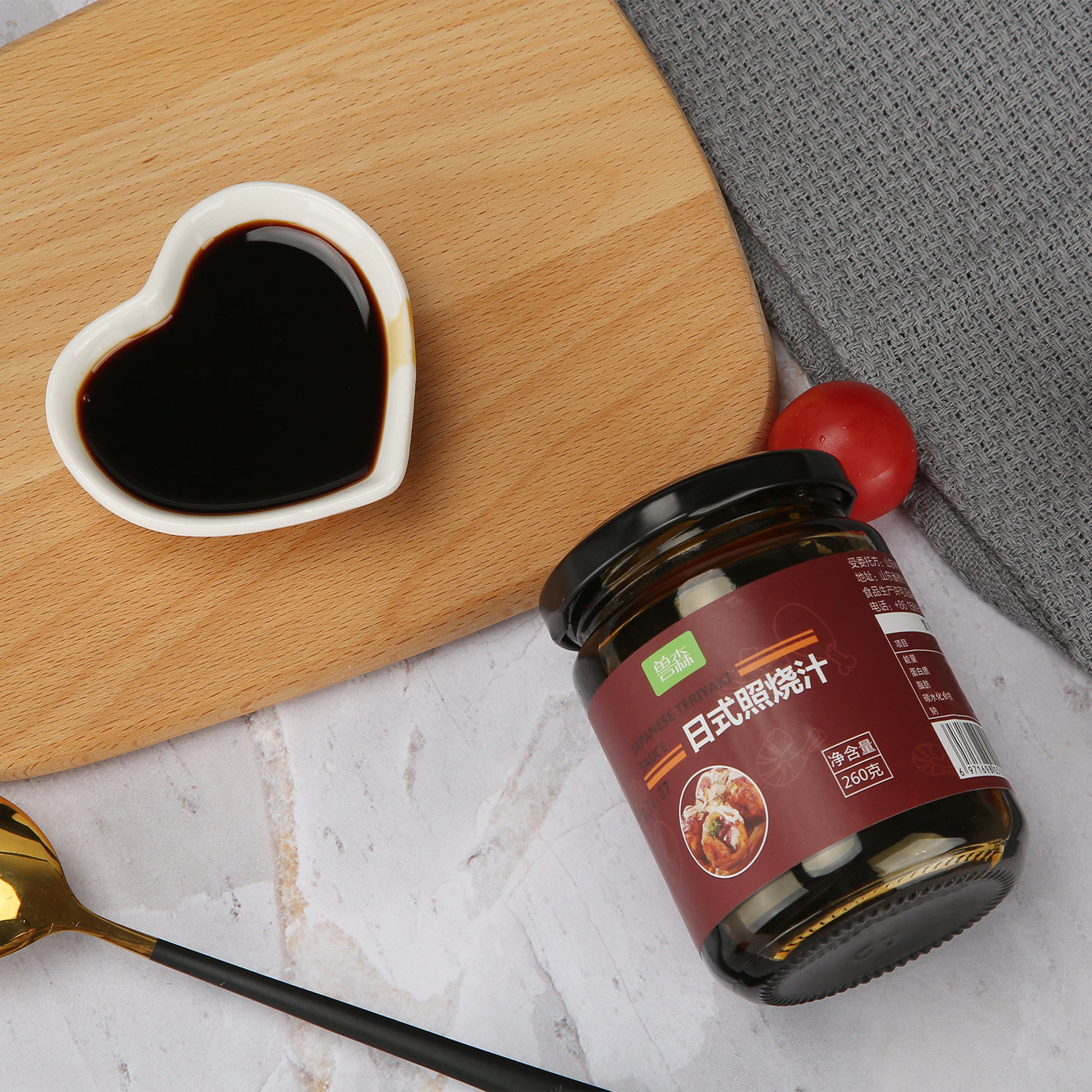 je低脂料盖肉日鸡胸烧烤鳗鱼三文鱼烧酱汁照酱类调料