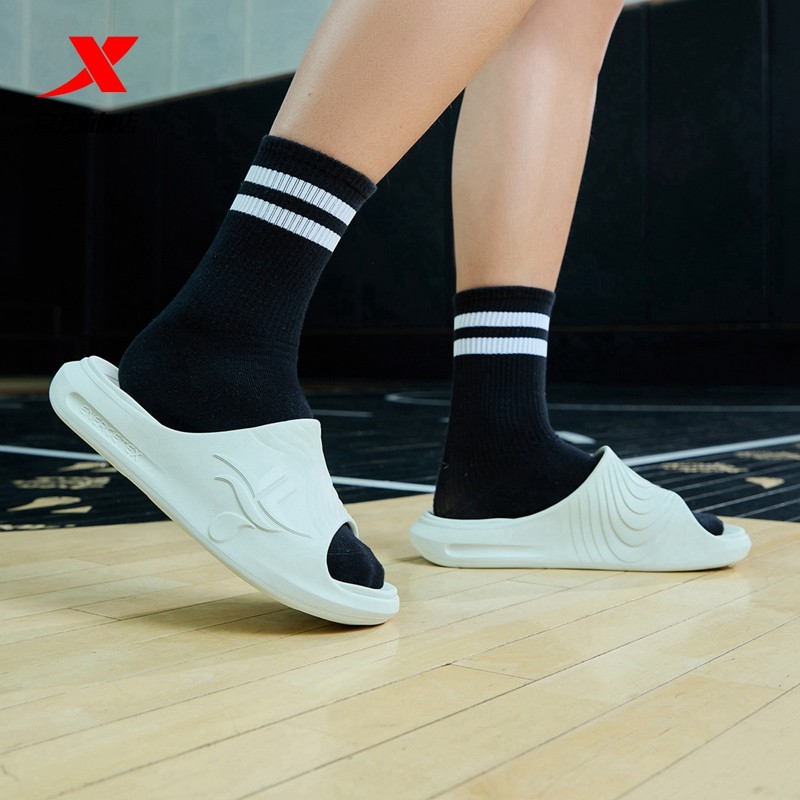 特步林书豪潮男2022年夏季防滑拖鞋