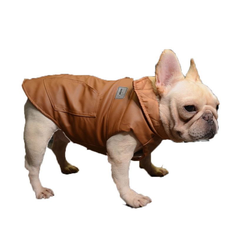 狗狗法斗衣服宠物服装皮衣泰迪夹克宠物服装