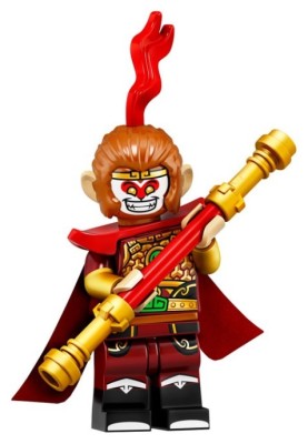 超人怪兽小积木款人拼装美猴王积木玩具孙悟空摆件塑料积木