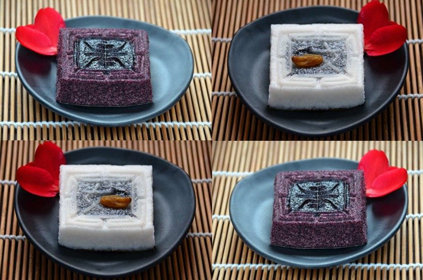 正宗纯手工梁弄大糕宁波余姚特产切糕糯米糕黑米糕舌尖美食传统