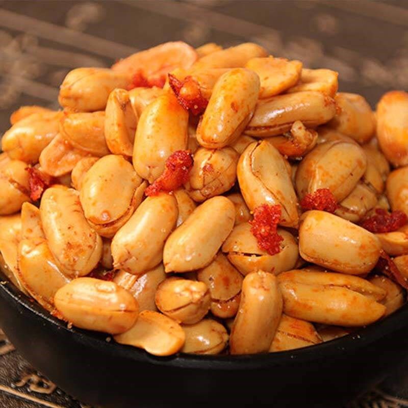 酒鬼花生米新货花生2斤油炸五香零食麻辣下酒花生