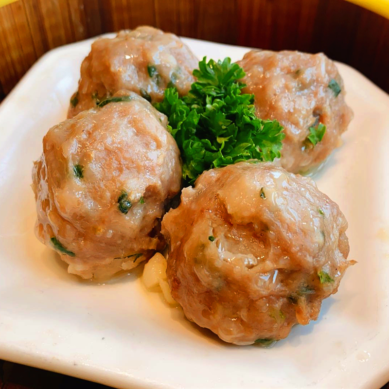 金早绿点广东特色早茶点心速冻烧卖香菜牛肉丸广式下午茶早餐760g