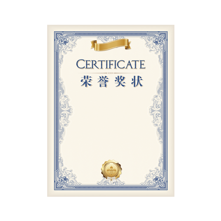 定制舞蹈奖状培训班创意个性英语高档美术美术家奖状