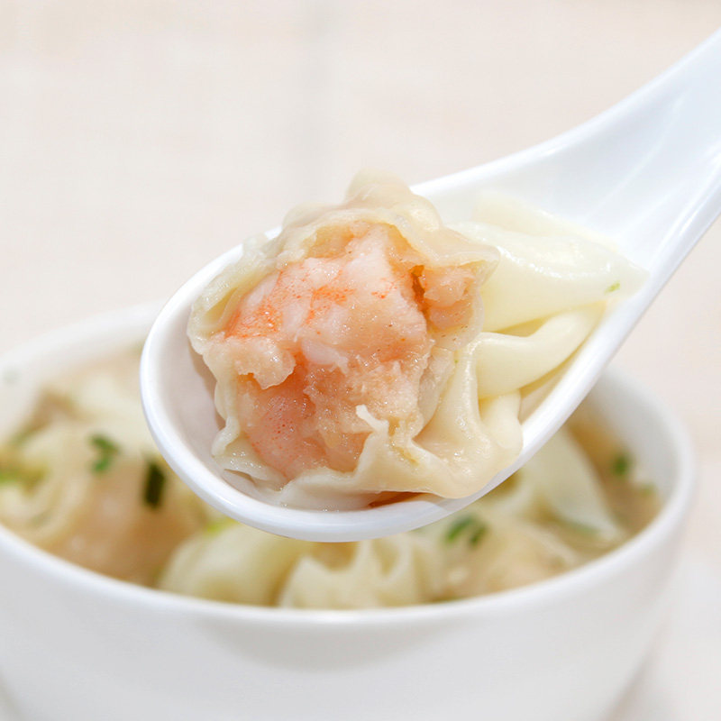 避风塘鲜虾云吞360g24只 港式面点心速冻面食馄饨早点早餐晚餐