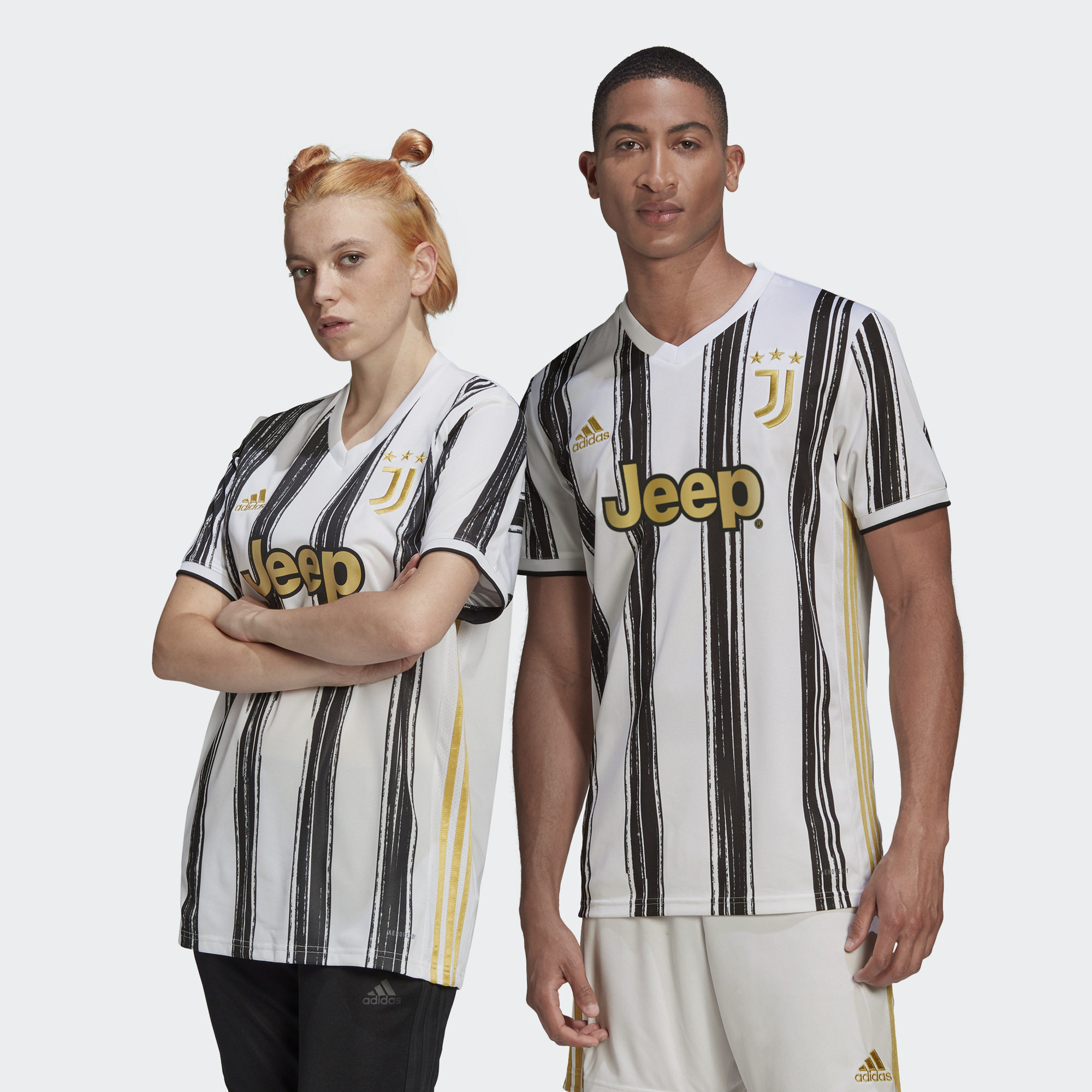 扎吉体育adidas尤文图斯2021赛季球迷主场球衣足球足球服