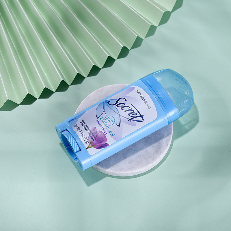 secret秘密隐形止汗膏露减少排汗异味臭狐中性止汗露