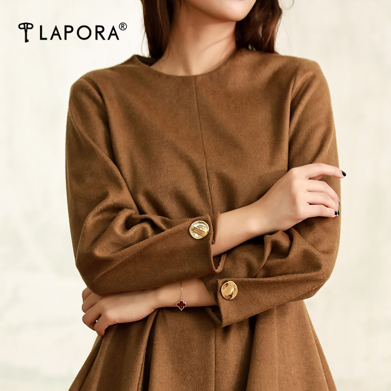 lapora丽莫冬季新款时尚百搭羊毛套装t恤
