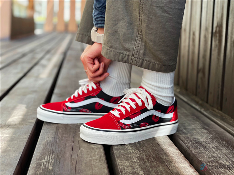 烽火vans正品ogstyle36白红权志龙gd同款滑板鞋vn0a54f34sp