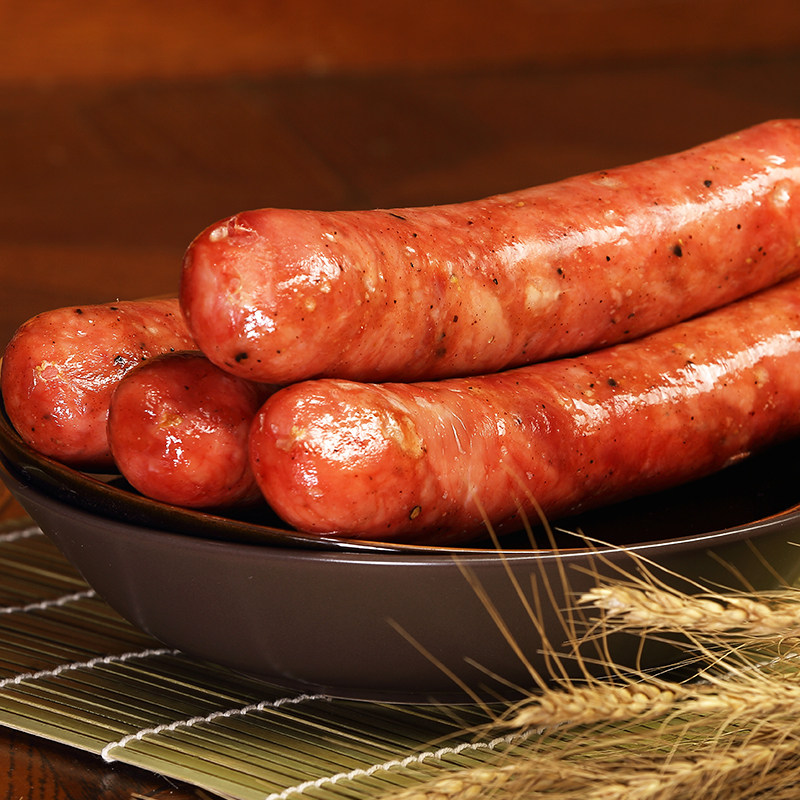 精肉里脊瘦肉手工手工制制作淀粉正常口味天信香肠