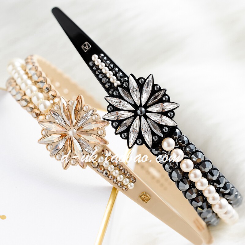 xian货法国alexandredeparis亚历山大发饰天使密码珍珠发箍