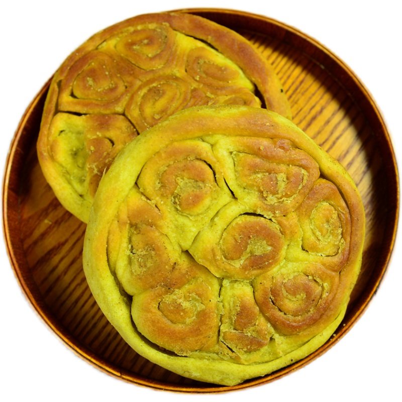 油旋苦豆烙饼北方手工面点油圈儿童老人早餐包点