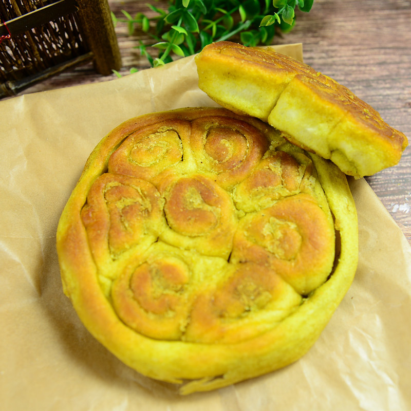 油旋苦豆烙饼北方手工面点油圈儿童老人早餐包点