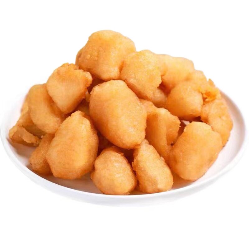 三统万福盐酥杏鲍菇油炸半成品小吃新鲜冷冻裹粉炸蘑菇商用1000克