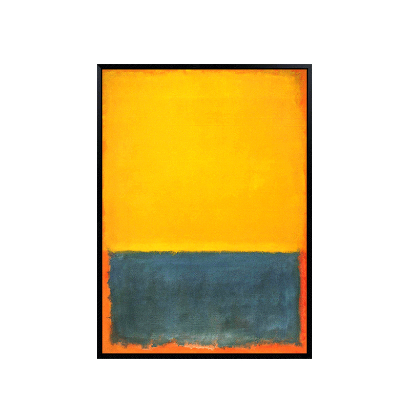 现代玄关走廊样板房挂画抽象色块手绘油画世界名画油画