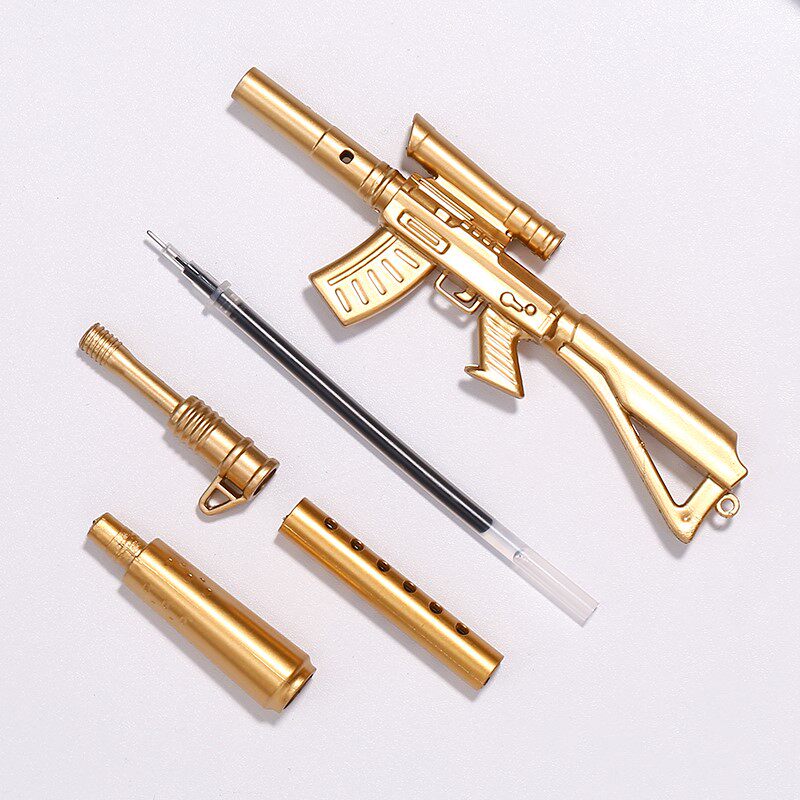 枪形钢笔冲锋枪水笔武器刀剑圆珠笔学生中性笔
