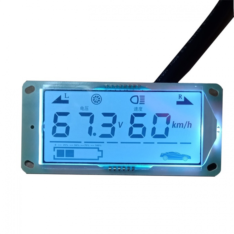 电动车三轮车液晶仪表显示器码表电量表盘486072v表芯车用显示器