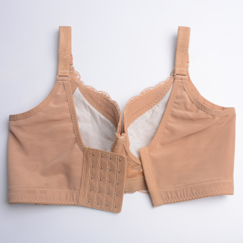 美容院调整型收副乳聚拢矫正外扩侧收美背薄款无海绵内衣女文胸罩