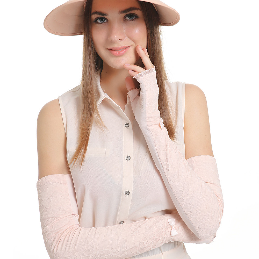 手套warmen防晒夏季长款双层面料开车吸汗防紫外线手套