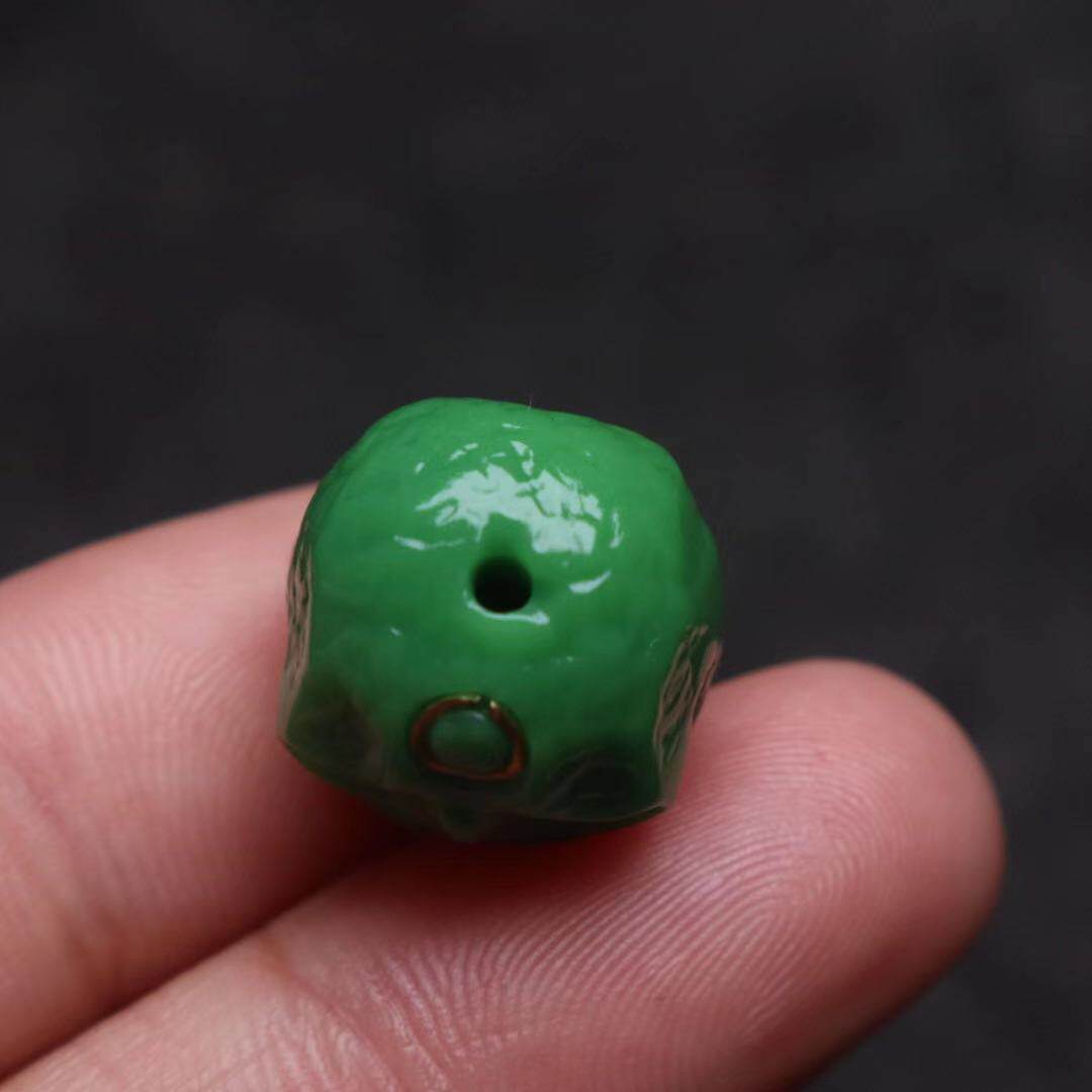 雪巴串长串隔珠手腰珠阿呆琉璃金阿呆工搓绿苏菜籽其他diy饰品配件