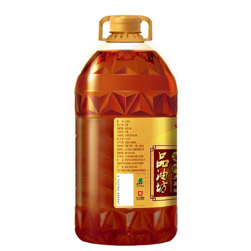 包邮九三非转基因油坊大豆豆油5l古法笨榨压榨大豆油