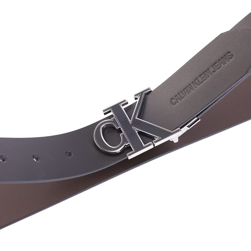 calvinklein凯文克莱高档男士真皮平滑皮带新款商务腰带