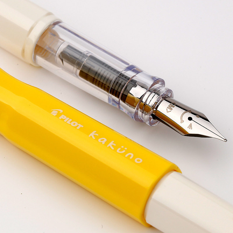 透明钢笔日本百乐笑脸新款kakuno微笑练字书法钢笔