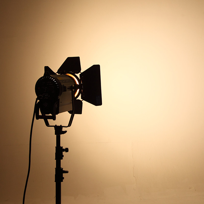 贝阳led150w影视聚光灯 视频电影灯可调光摄影摄像灯光摄影灯 双色温
